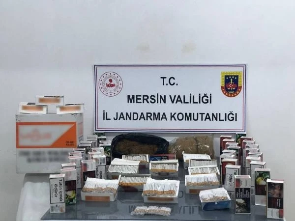 Mersin'de kaçak makaron ele geçirildi