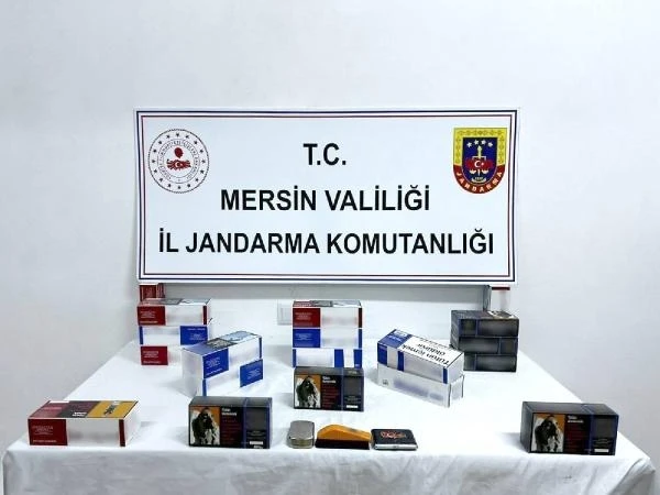 Mersin’de kaçak makaron operasyonu: 1 gözaltı