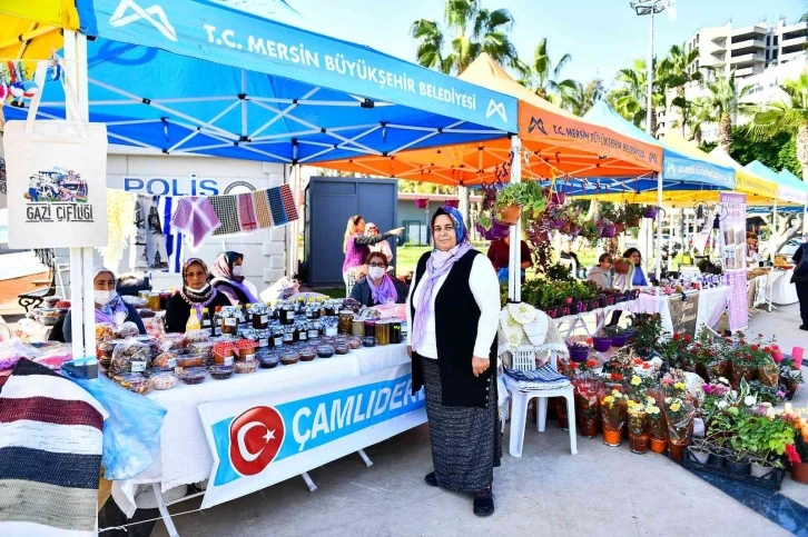 Mersin’de kadınlar ürünlerini kazanca dönüştürüyor
