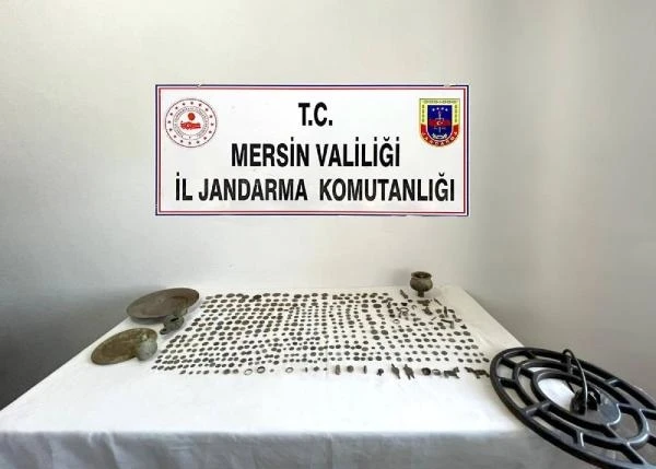 Mersin’de tarihi eser operasyonuna 1 gözaltı