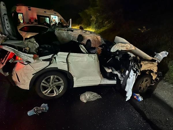 Mersin'de trafik kazası: 1 ölü, 2 yaralı