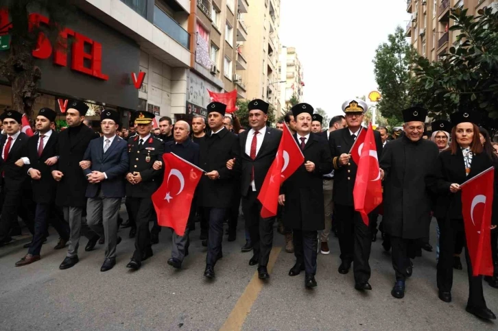 Mersin’in kurtuluş coşkusu ’Zafer Yürüyüşü’ ile taçlandı
