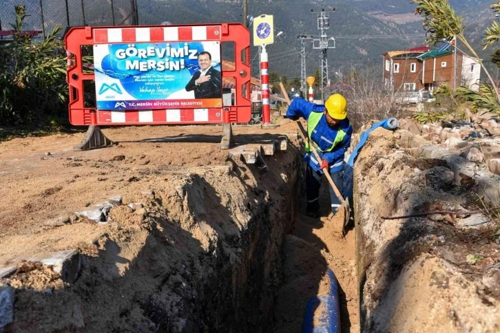 MESKİ, Toroslar ilçesinde içme suyu çalışmalarını sürdürüyor
