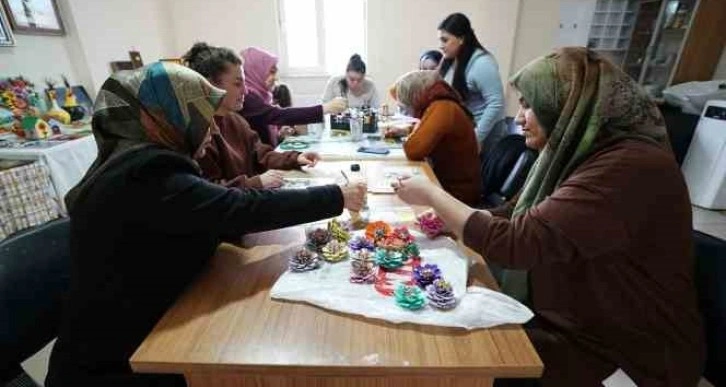 Meslek edindirme ve sanat kurslarına yoğun ilgi