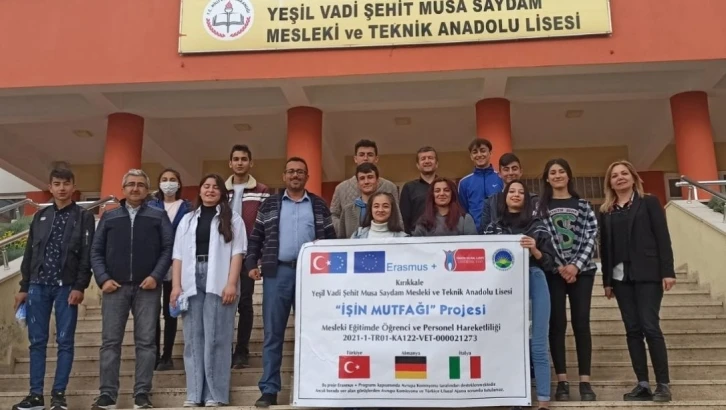 Meslek lisesi öğrencileri Avrupa yolunda
