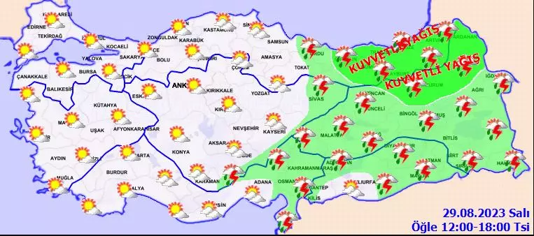 Meteoroloji'den yeni uyarı! Hem sağanak hem kavurucu sıcak geliyor