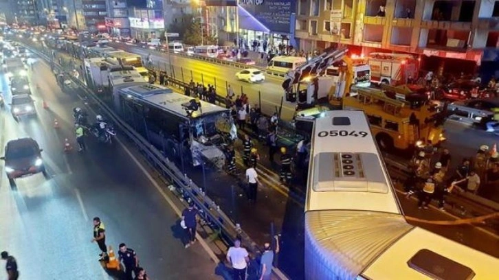 Metrobüs kazasında yaralanan şoförden haber geldi