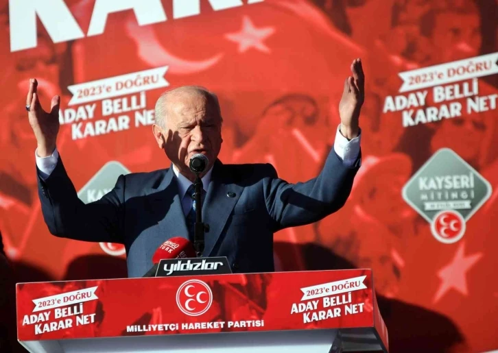 MHP Lideri Devlet Bahçeli: &quot;2023 yılında Cumhurbaşkanı adayımız Recep Tayyip Erdoğan’dır&quot;
