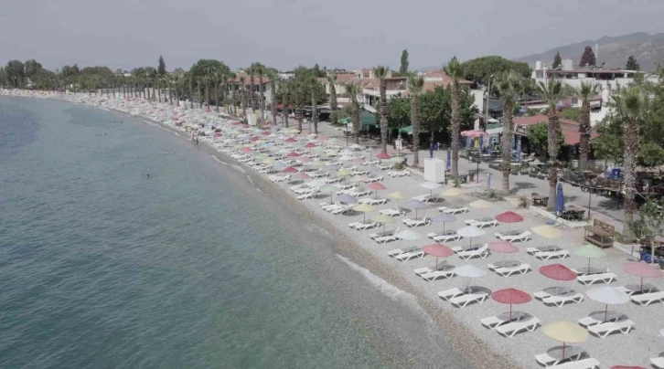 Milas Belediyesi sahillerdeki çalışmalarını tamamladı
