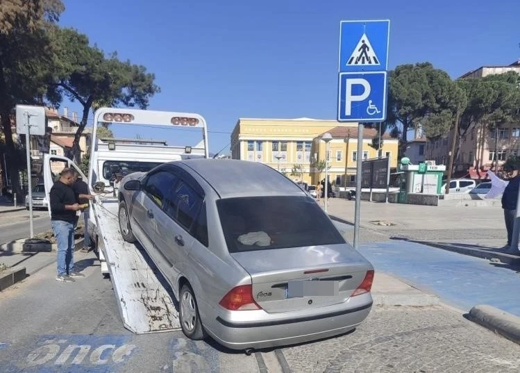 Milas’ta engelli park yerlerine sıkı denetim
