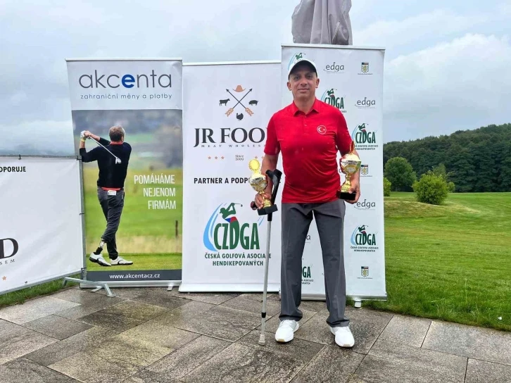 Milli golfçü Mehmet Kazan, Uluslararası Çek Cumhuriyeti Strokeplay şampiyonu oldu
