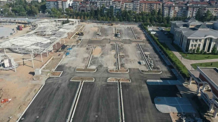 Milli İrade Meydanı’ndaki otoparkta sona doğru
