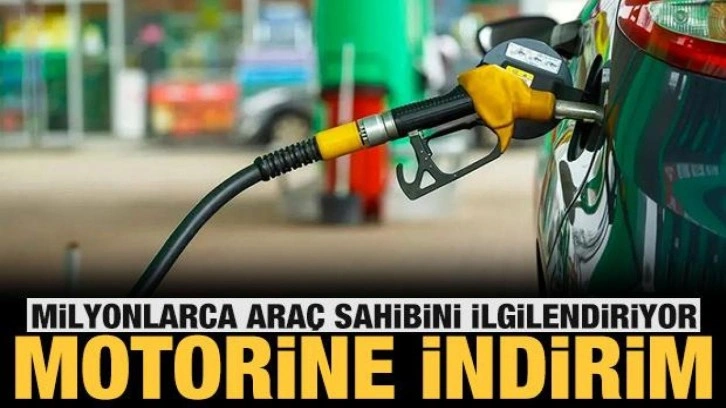 Milyonlarca araç sahibini ilgilendiriyor: Motorine indirim geldi!