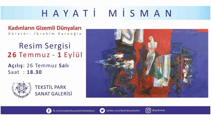 Misman resimleri Tekstil Park Sanat Galeri’sinde
