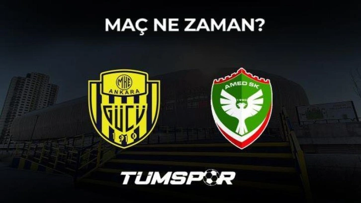 MKE Ankaragücü Amedspor kupa maçı ne zaman?