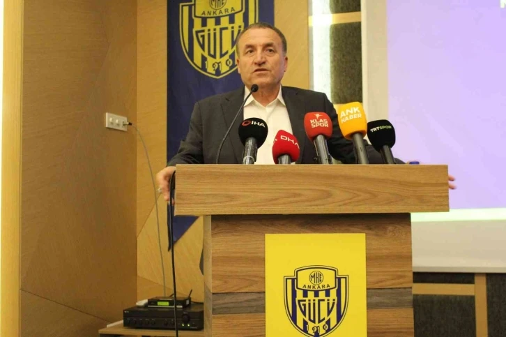 MKE Ankaragücü Başkanı Koca: “Ankaragücü’nün altyapısı geldiğimizden beri maalesef çok kötüydü”
