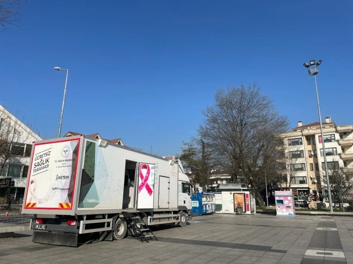 Mobil kanser tarama tırı köy köy geziyor
