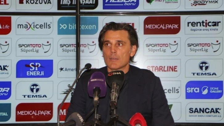 Montella: Oyuncu grubumuzla gurur duyuyorum