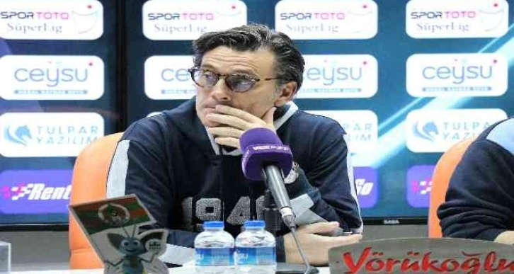 Montella: “Oyuncularımla gurur duyuyorum”