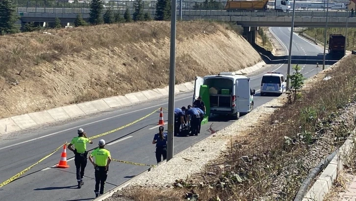 Motosiklet sürücüsü kazada hayatını kaybetti
