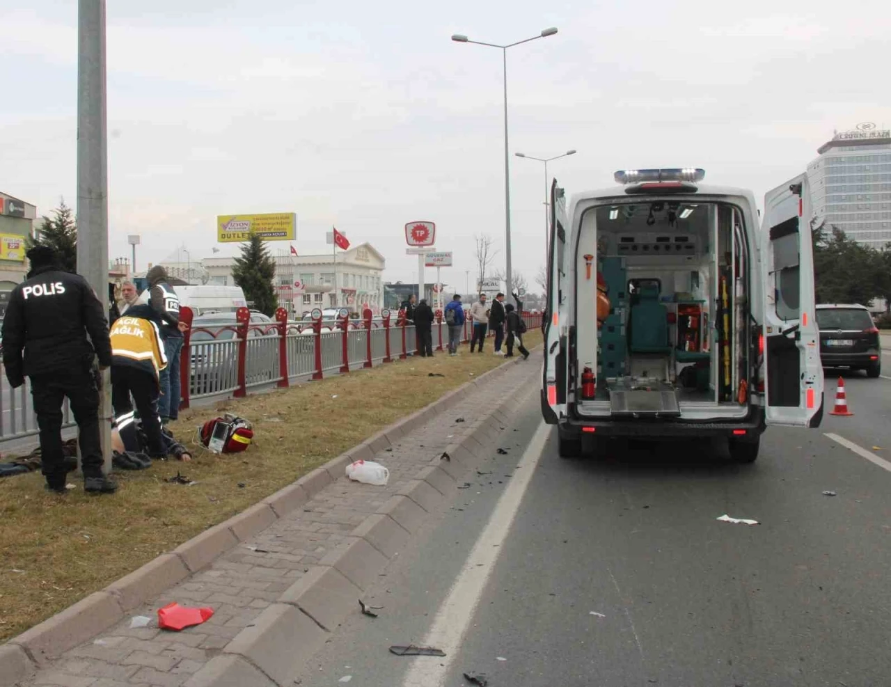 Motosikletin çarptığı yaya hayatını kaybetti
