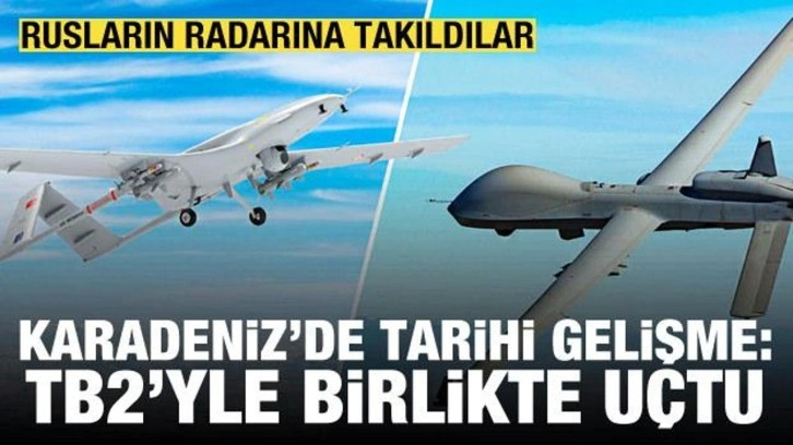 MQ-9 Reaper ile Bayraktar TB2'den kol uçuşu