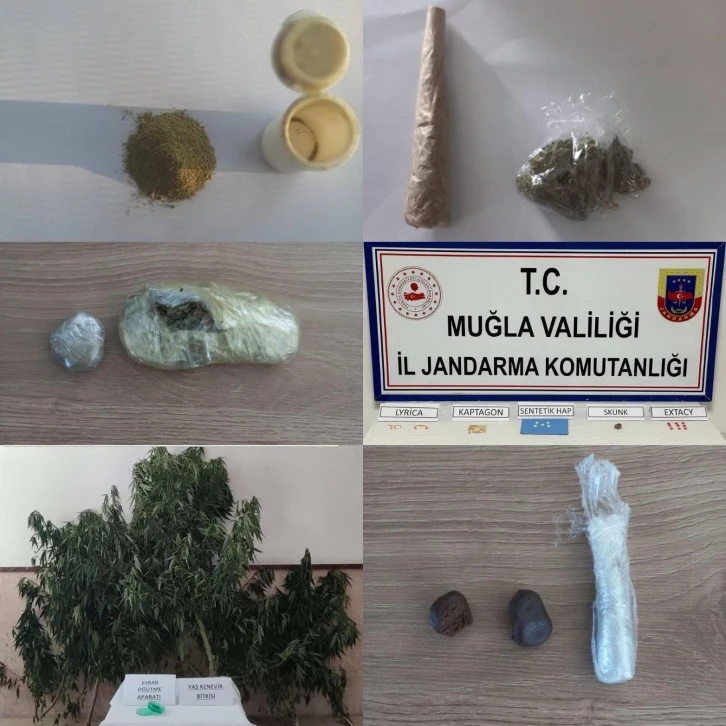 Muğla’da bir hafta içerisinde uyuşturucudan 19 şüpheli yakalandı
