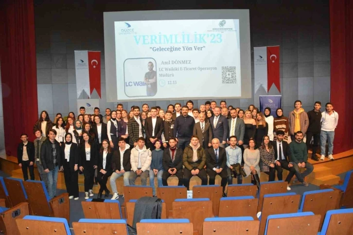 Mühendis adayı öğrencileri verimliliği konuştu
