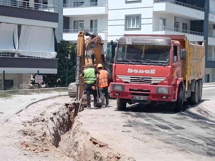 Mut’ta doğalgaz altyapı çalışması başladı
