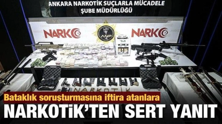 Narkotik iftiralara yanıt verdi! Bataklık soruşturmasında bomba gelişme