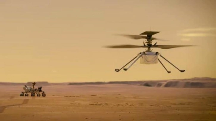 NASA'nın Mars helikopteri Ingenuity'nin sensör arızası ile başı dertte