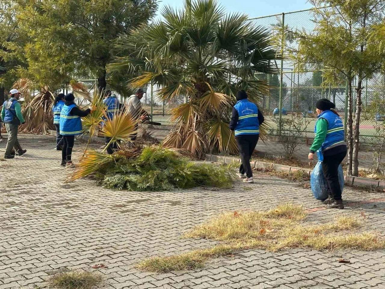 Nazilli Belediyesi’nden, İsabeyli Kampüsü’nde temizlik çalışması
