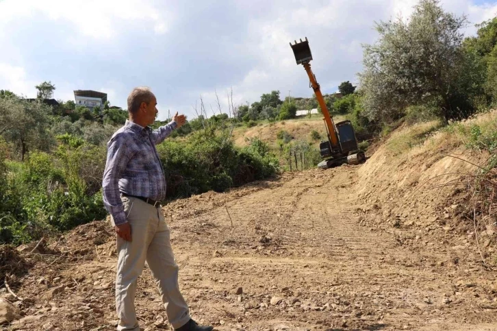 Nazilli Yaylapınar’da yol açma çalışmaları başladı
