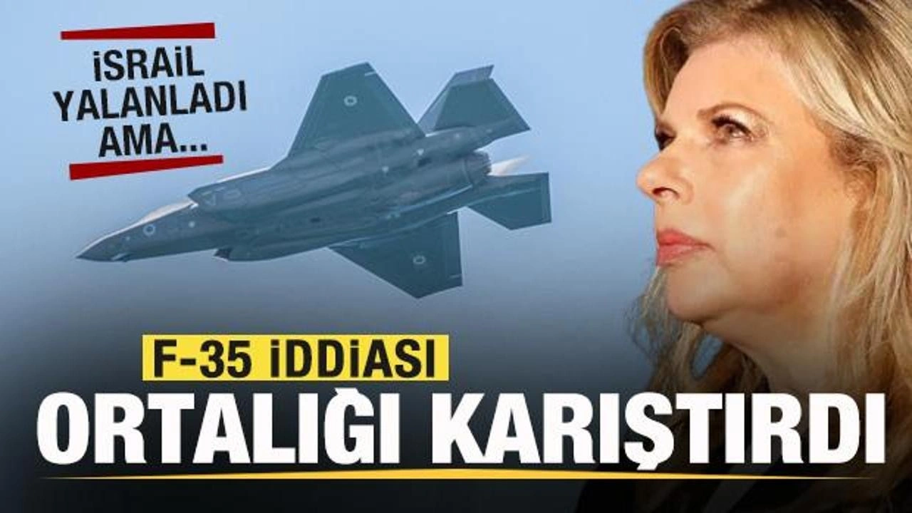 Netanyahu'nun eşini korku sardı! F-35 iddiası dünyada gündem oldu! Jet yalanlama!