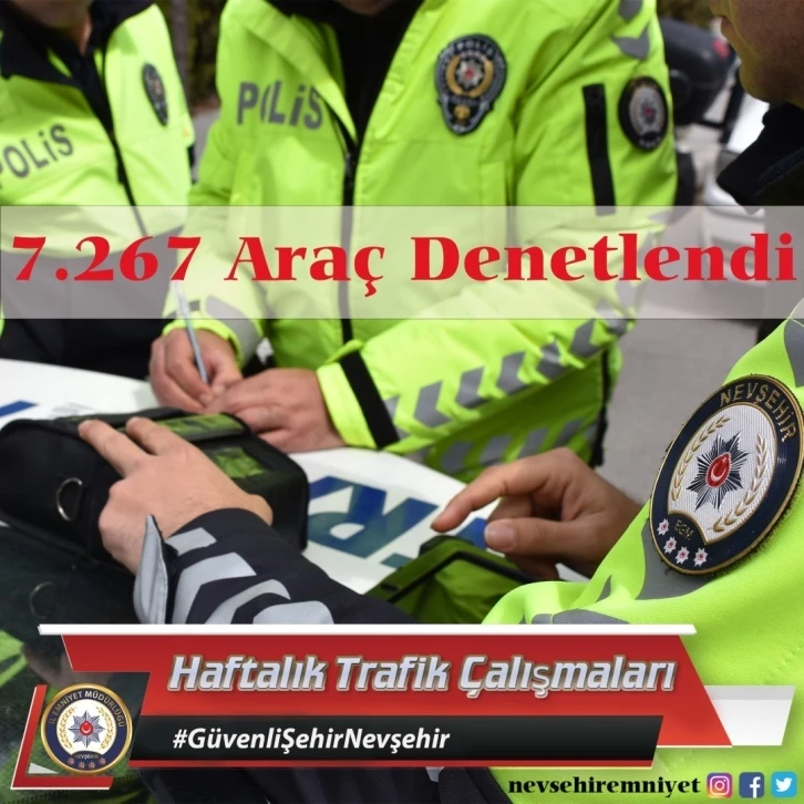 Nevşehir’de 21 araç trafikten men edildi
