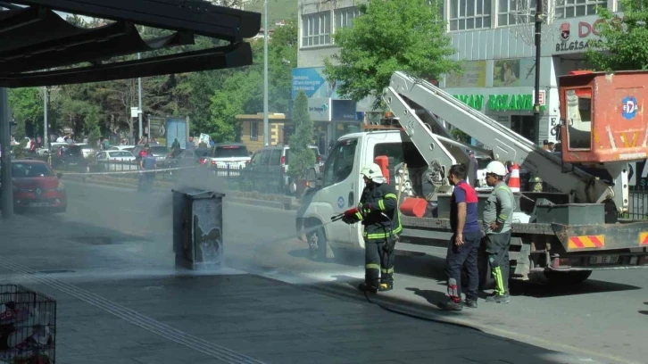 Nevşehir’de patlayan trafo paniğe neden oldu
