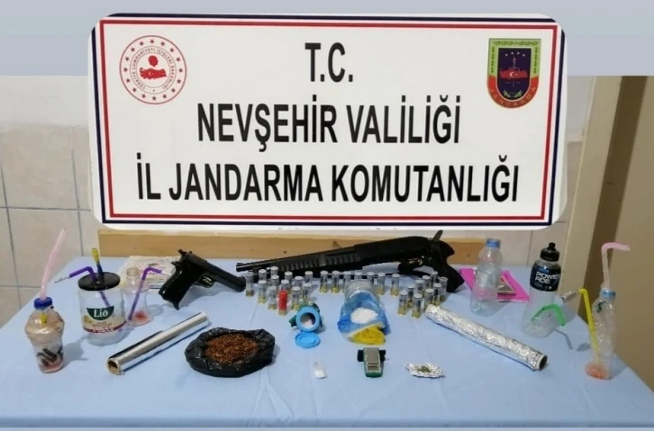 Nevşehir’de uyuşturucu operasyonu; 5 gözaltı
