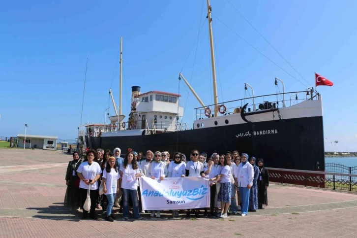 Nevşehirli gençler Samsun’a hayran kaldı
