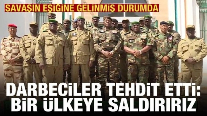 Nijer'de cuntadan ECOWAS'a tehdit: Üye bir ülkeye saldırırız