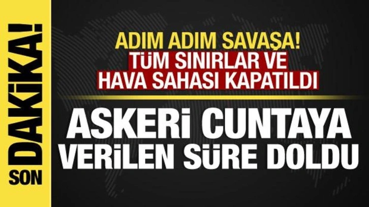 Nijer'deki cuntaya verilen süre doldu: Ülkenin hava sahasını kapattılar