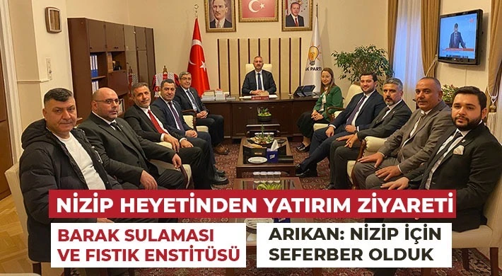 Nizip heyetinden yatırım ziyareti 