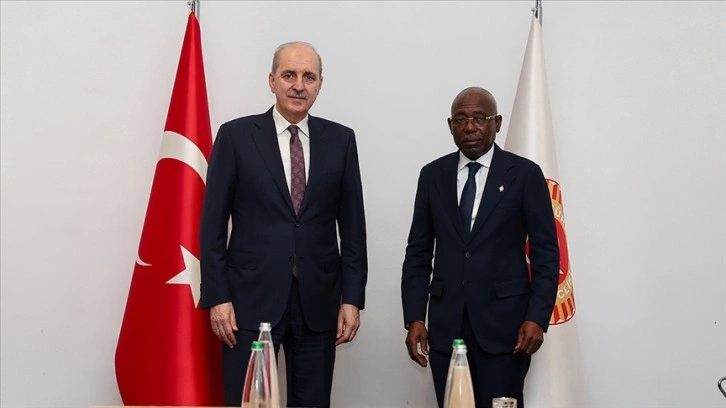 Numan Kurtulmuş Gabon Geçiş Dönemi Ulusal Meclisi Başkanı ile Görüştü