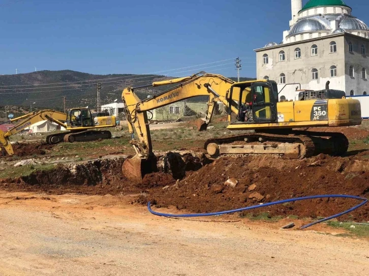 Nurdağı’nda kalıcı konutlar için ilk kazma vuruldu
