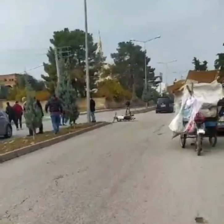 Nusaybin’de otomobil ve bisiklet çarpıştı: 1 yaralı
