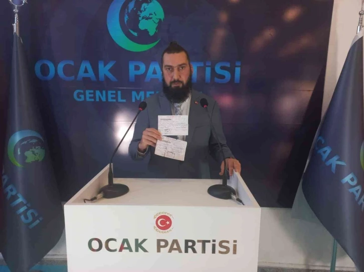 Ocak Partisi Başkan Vekili Güngör: “Parti kurulma bilgisini göndermemize rağmen geri dönüş almadık”
