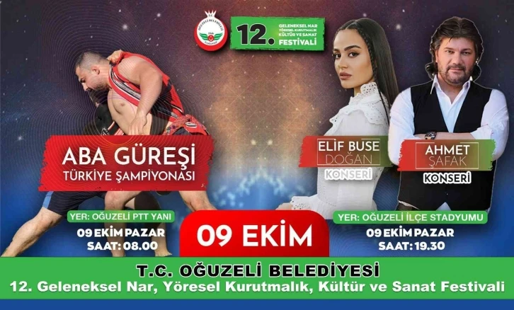 Oğuzeli’nde nar ve kurutmalık festivali başlıyor
