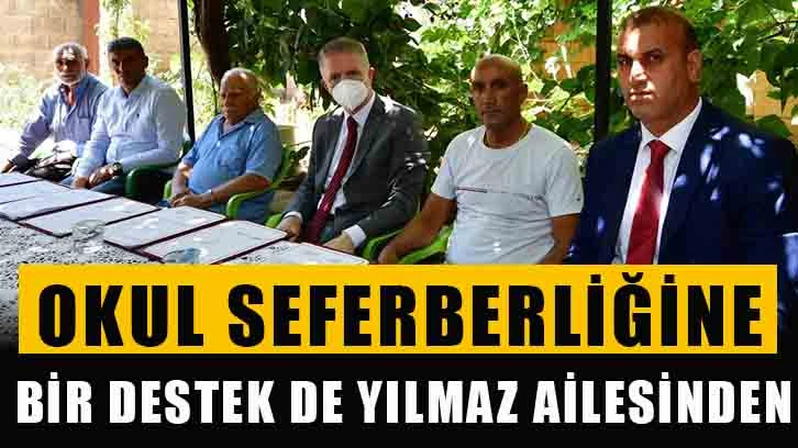 Okul Seferberliğine Bir Destek de Yılmaz Ailesinden 