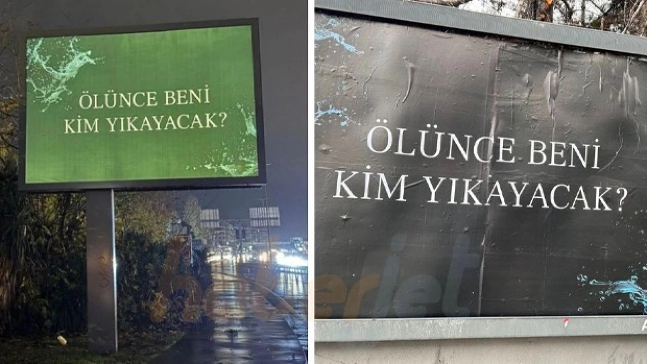 Ölünce beni kim yıkayacak yazısı nedir? Neyin reklamı, yeni dizi mi başlıyor?