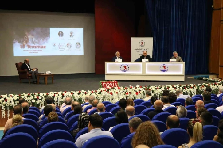 OMÜ’de ’15 Temmuz Demokrasi ve Milli Birlik Günü Paneli’
