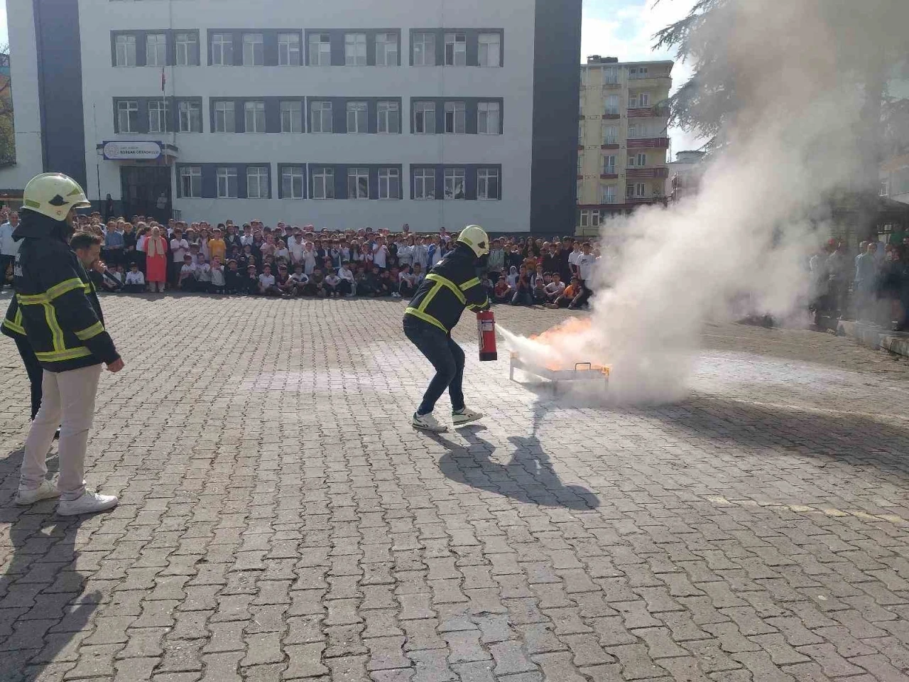 Ordu’da 22 bin 525 öğrenciye yangın eğitimi verildi
